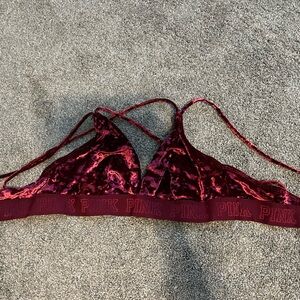 PINK Velvet Bralette